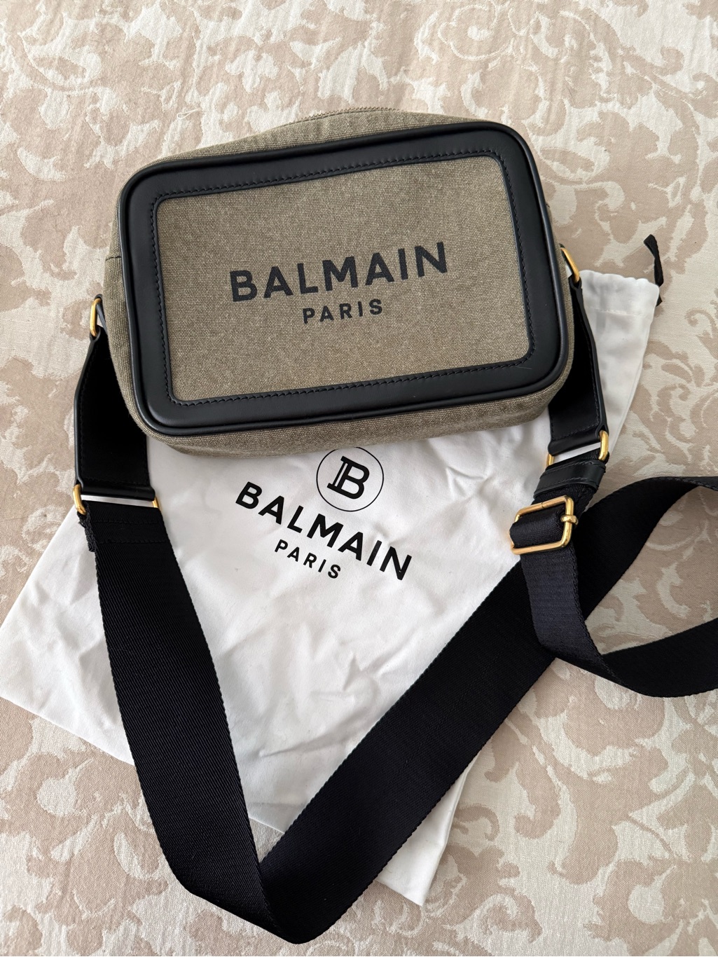 Balmain B Army Canvas Bag